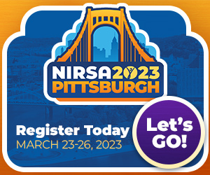 NIRSA 2023 Pittsburgh, March 23-26, 2023 | Register Today